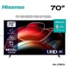 📺 Hisense 70" 4K UHD Smart TV LED