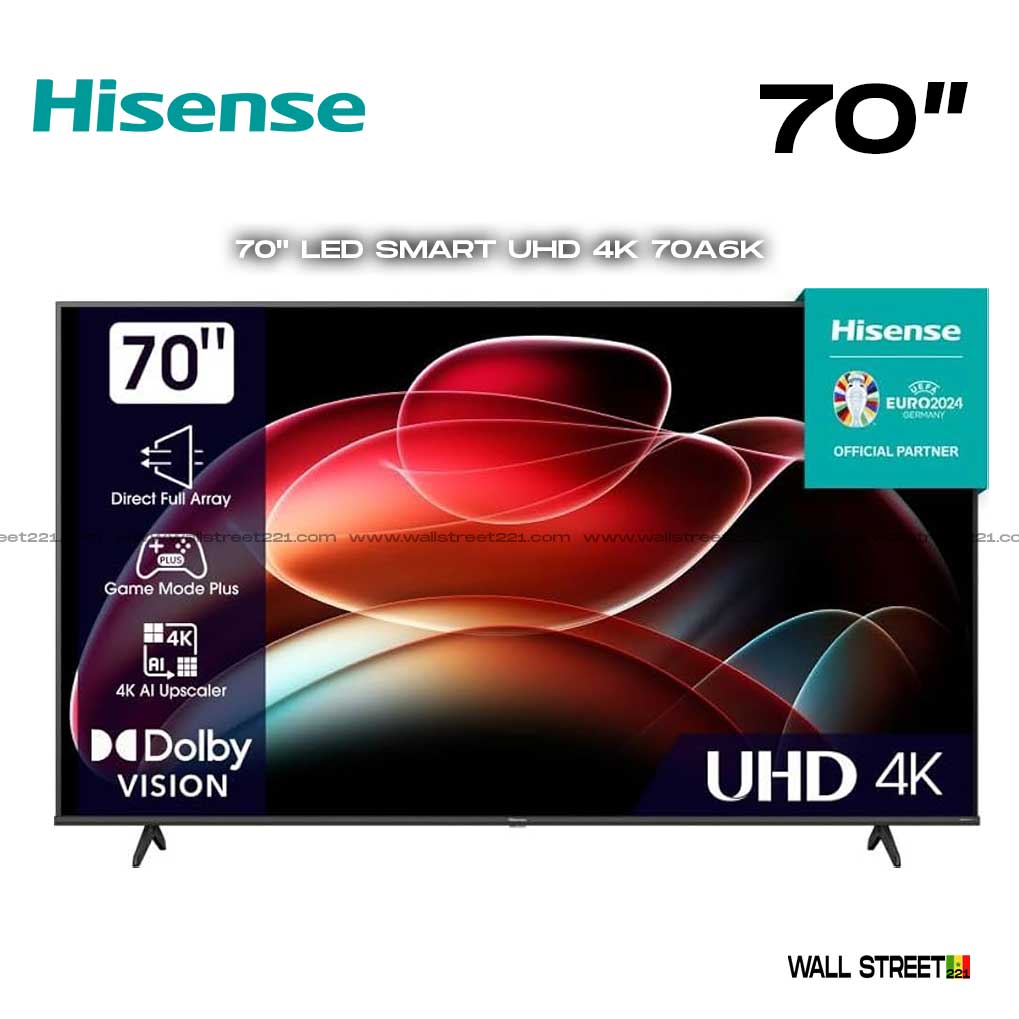 📺 Hisense 70" 4K UHD Smart TV LED