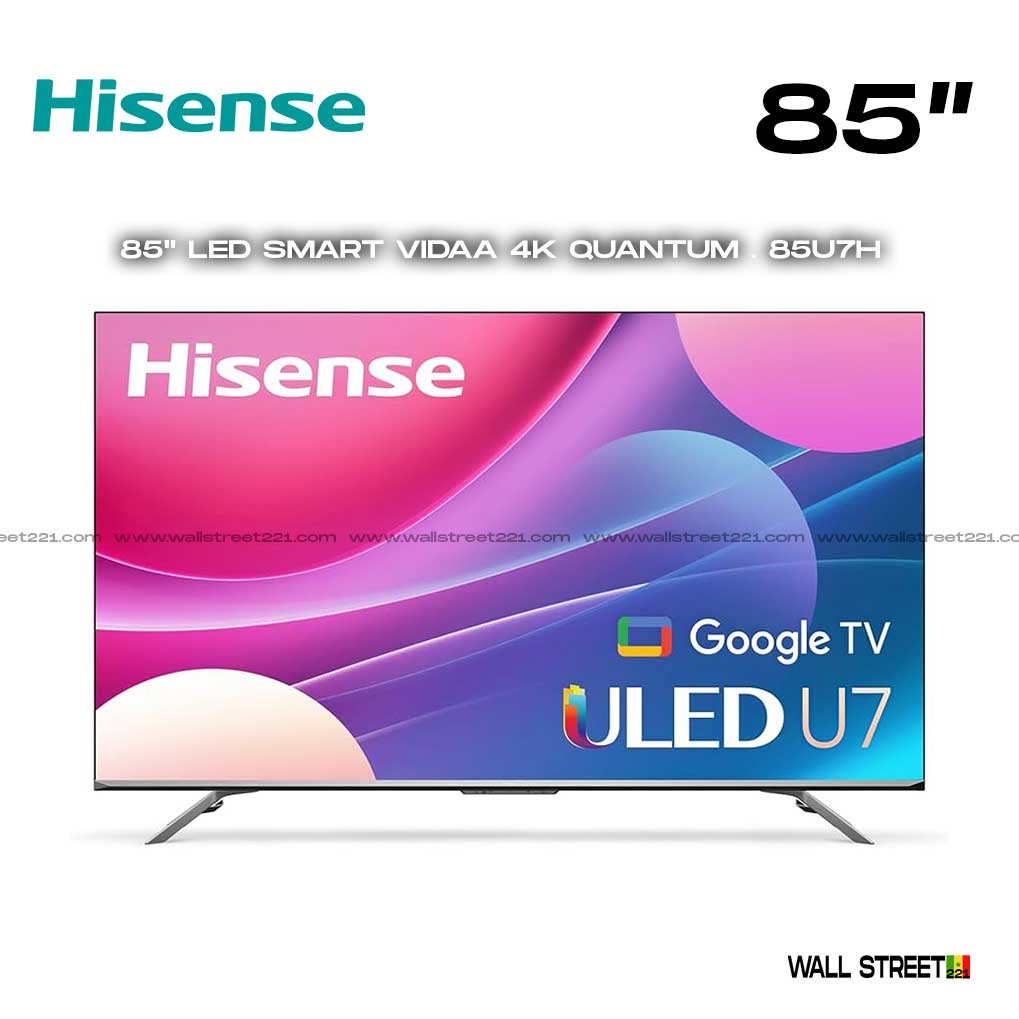 📺 Hisense 85" 4K Smart TV LED Quantum (85U7H)