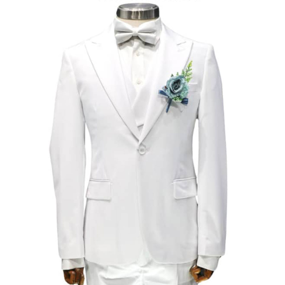 Costume Blanc + Noeud Papillon